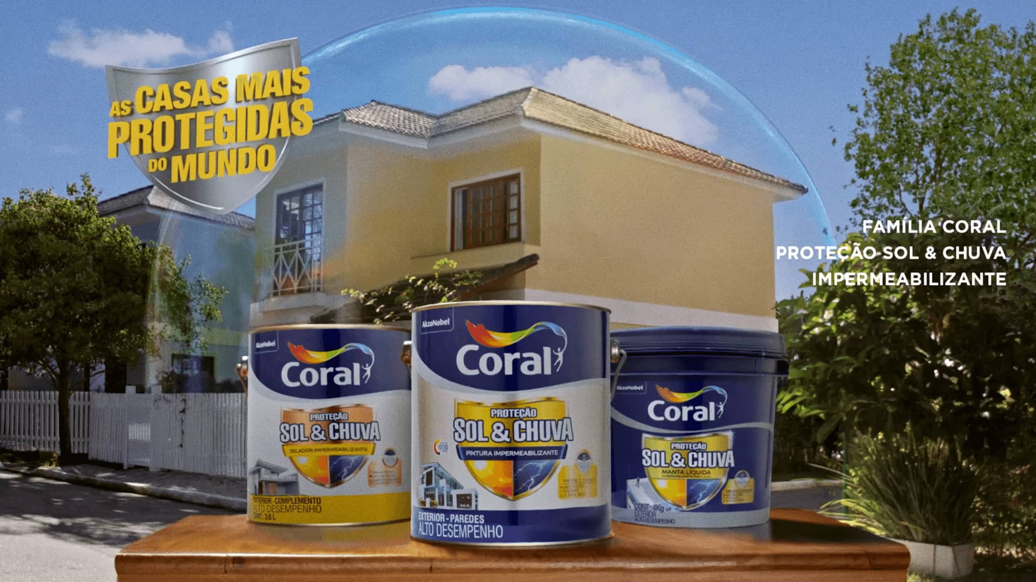 Proteção Sol & Chuva Tintas Coral